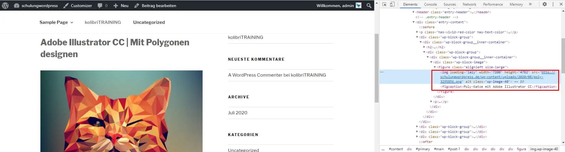 WordPress 5.5, Neuerung, Lazy Loading
