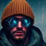 portrait-of-futuristic-berlin-man-in-a-beanie-hat-and-glasses,-apocalyptic-2
