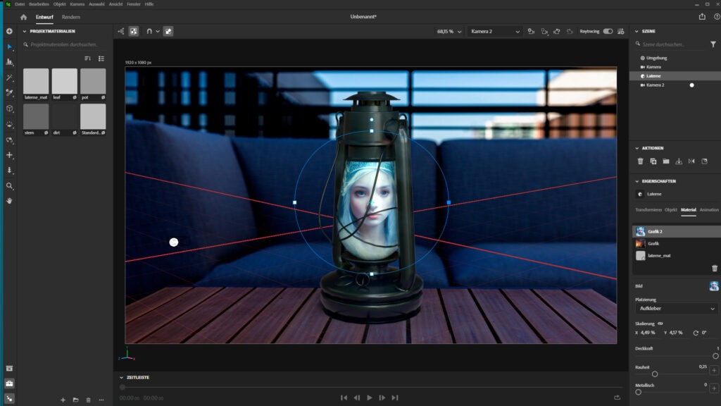 Adobe Substance Stager Kurs 3D Licht