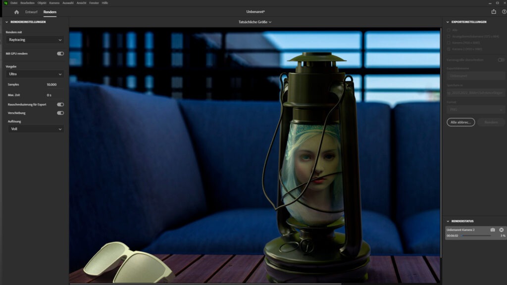 Adobe Substance Stager Kurs 3D Rendering