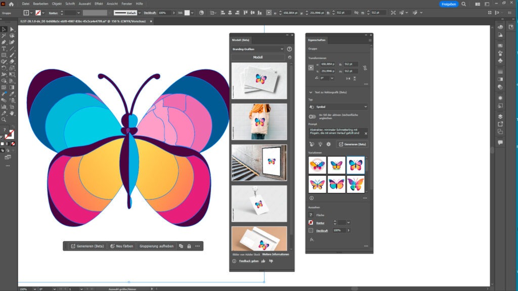 Neuerungen Adobe Illustrator MockUps mit Illustrator