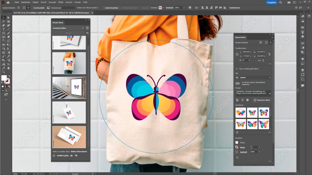 Adobe InDesign Photoshop Illustrator Schulung MockUp Illustrator Zeichenprogramm