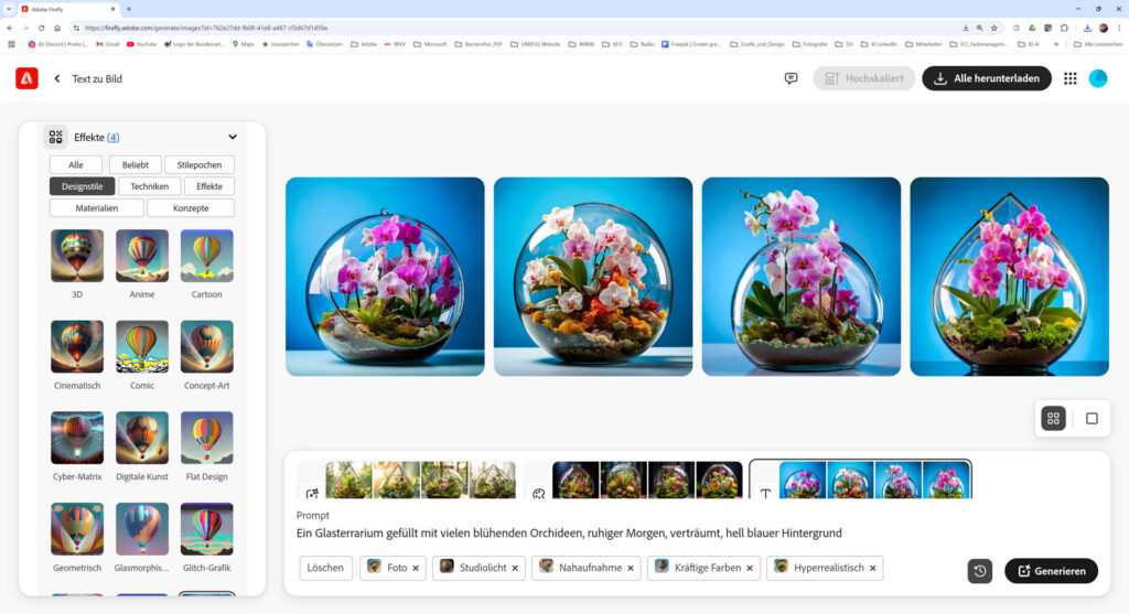 Photoshop Firefly 3 Beispiel Schulung