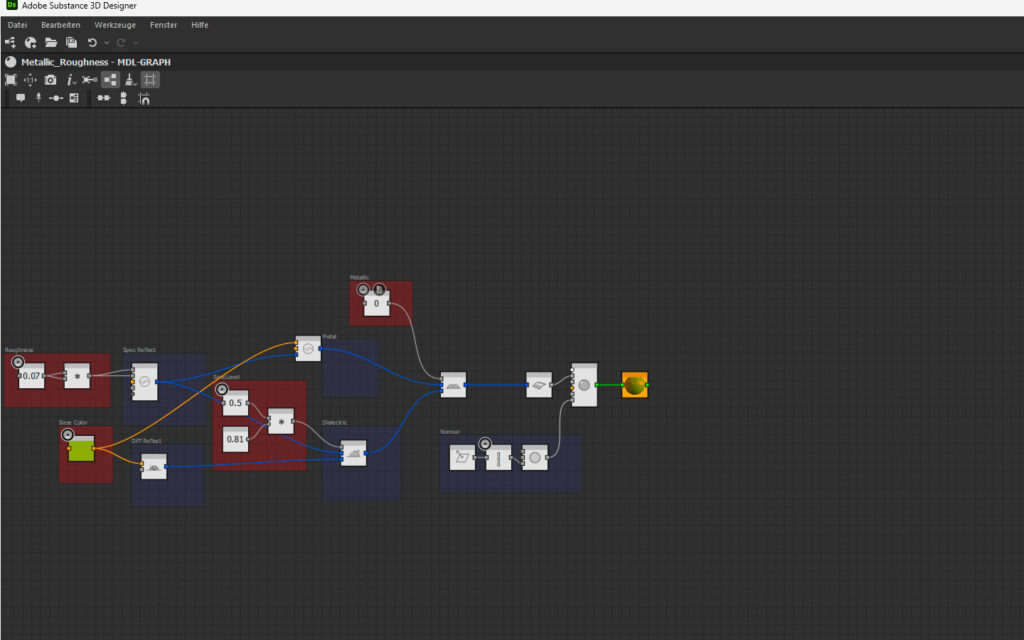 Adobe Substance Designer Material Beispiel 02