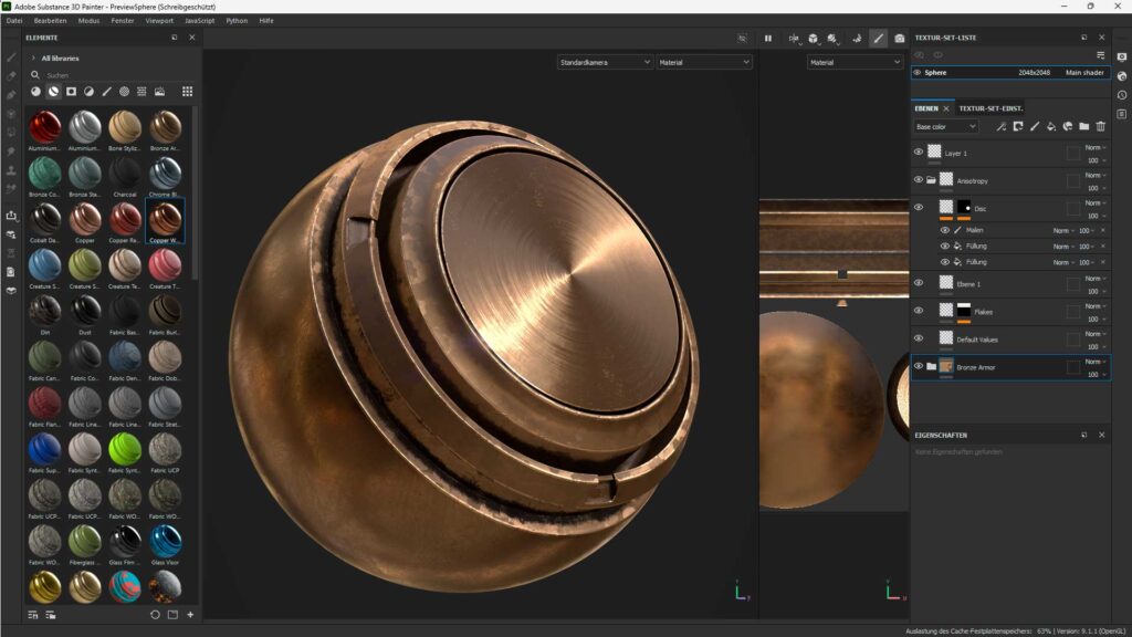Adobe Substance Painter 3D Kurs Beispiel 10