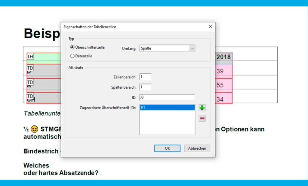 Barrierefreie PDF/UA Dokumente Screenshot 09