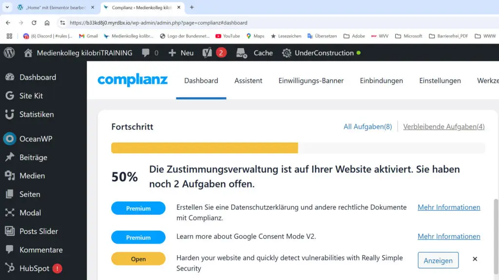 Wordpress DSGVO Grundlagen Schulung