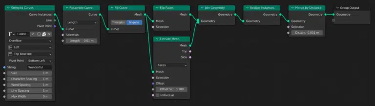Blender Geometry Nodes Schulung