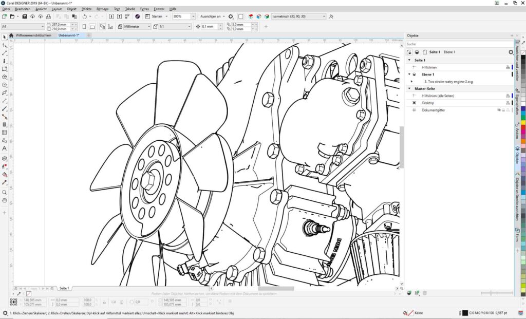 Corel Designer gRUNDLAGEN Schulung Beispiel 05
