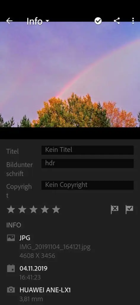 Adobe Lightroom Grundlagen Schulung, Mobile App