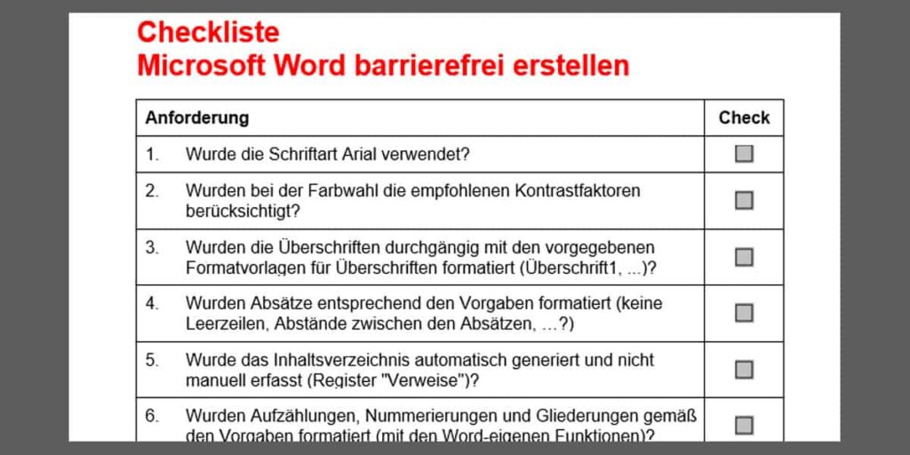 Barrierefreie Dokumente Word Acrobat Schulung 06