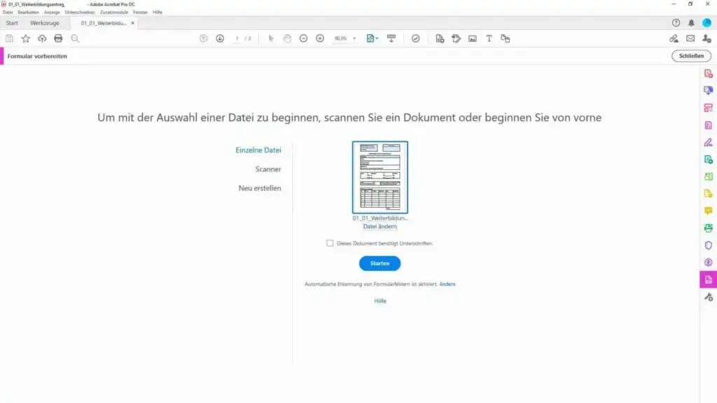 Barrierefreie Formulare mit Microsoft Word und Adobe Acrobat DC Online unsertraining,de Erstellung