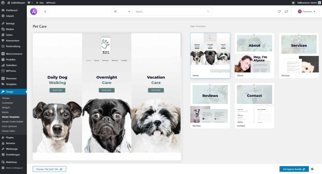 WordPress Hunde und Katzen