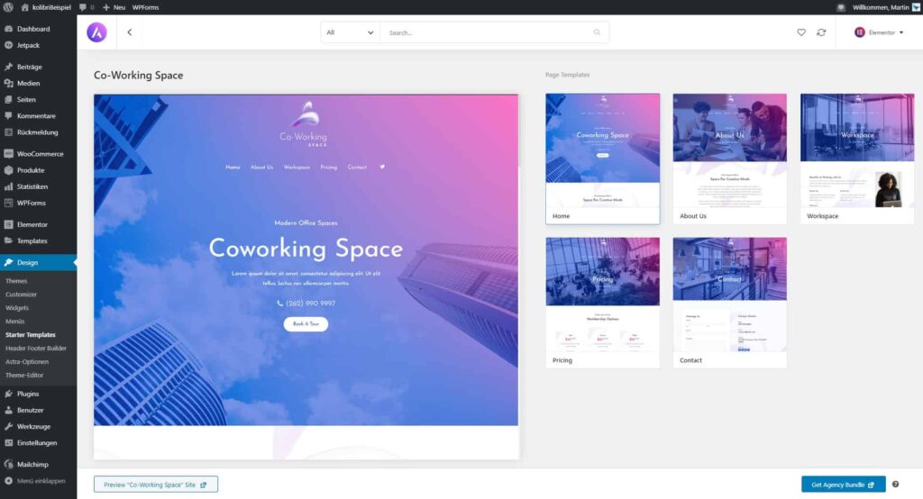 WordPress Startup