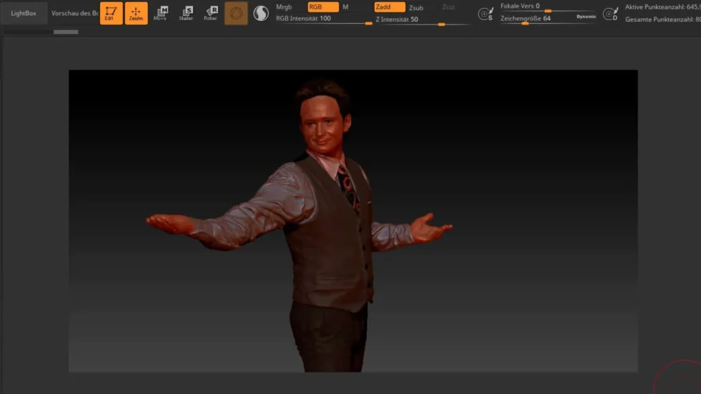 Zbrush Schulung Beispiel 04