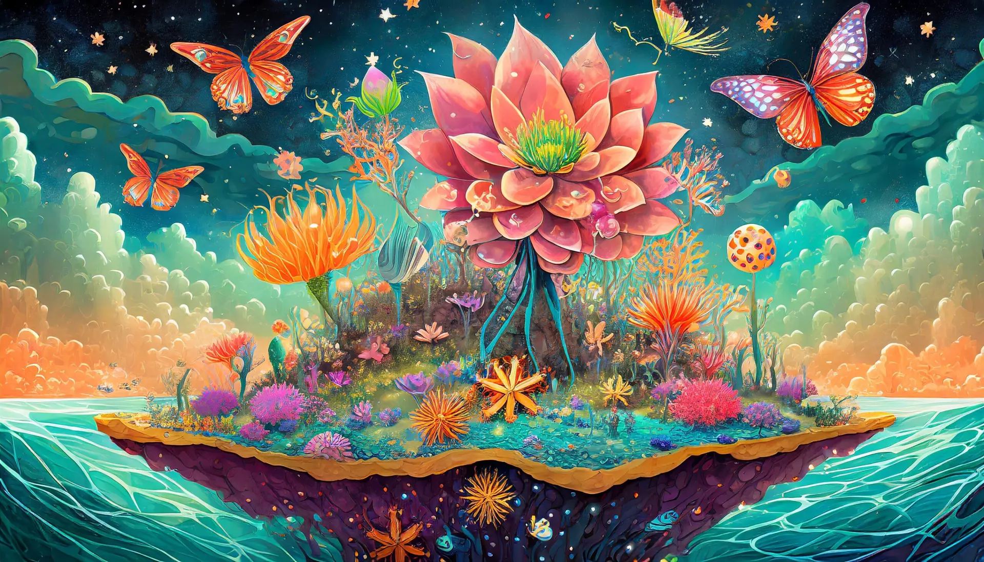 Mit der KI Firefly von Adobe generiertes Bild, Surrealismus, Prompt Salvadore Dali Schulung