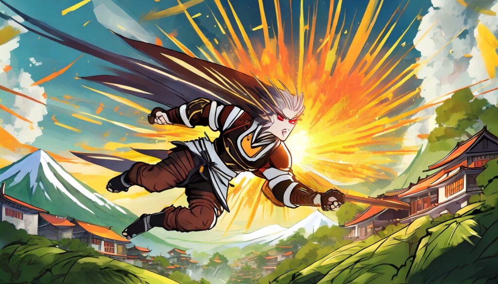 Anime und Manga - KI generiert - AI Prompt Adobe Firefly, Schulung