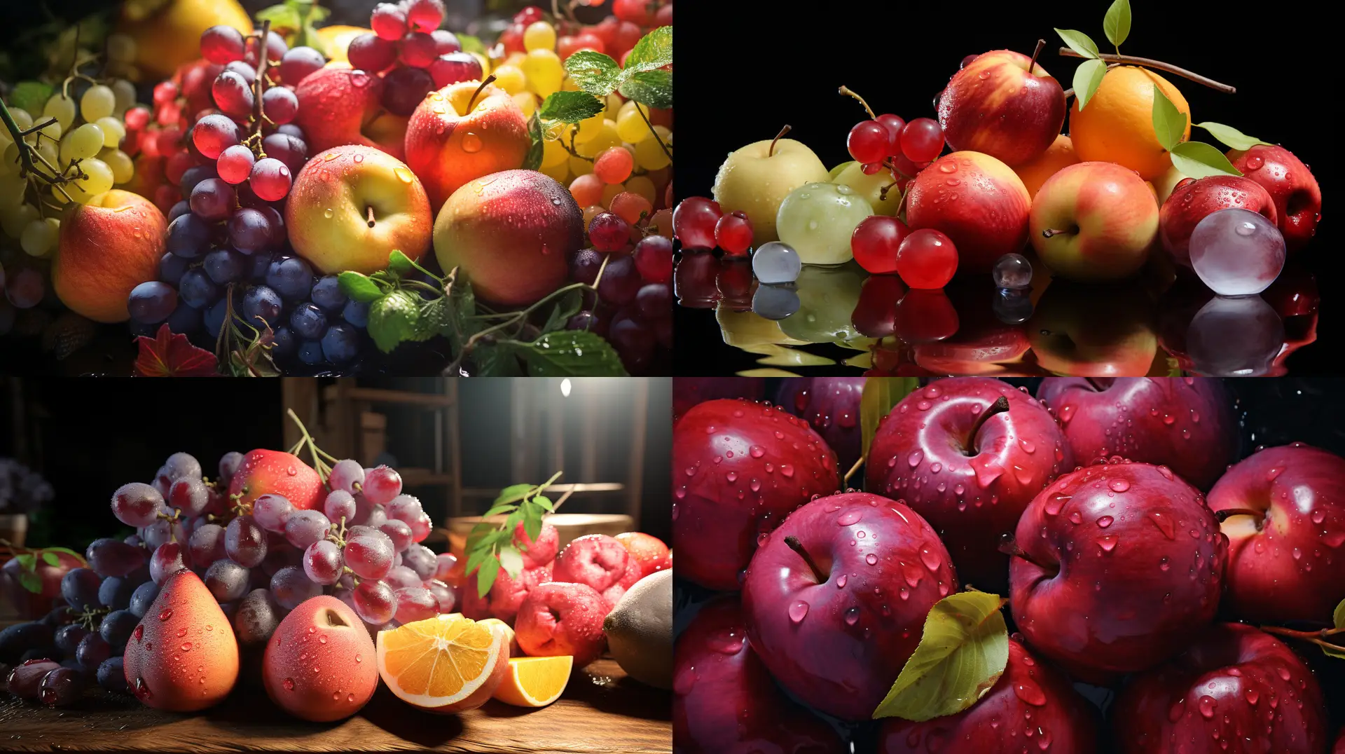 Obst Stilleben, Midjourney AI, Prompt Schulung
