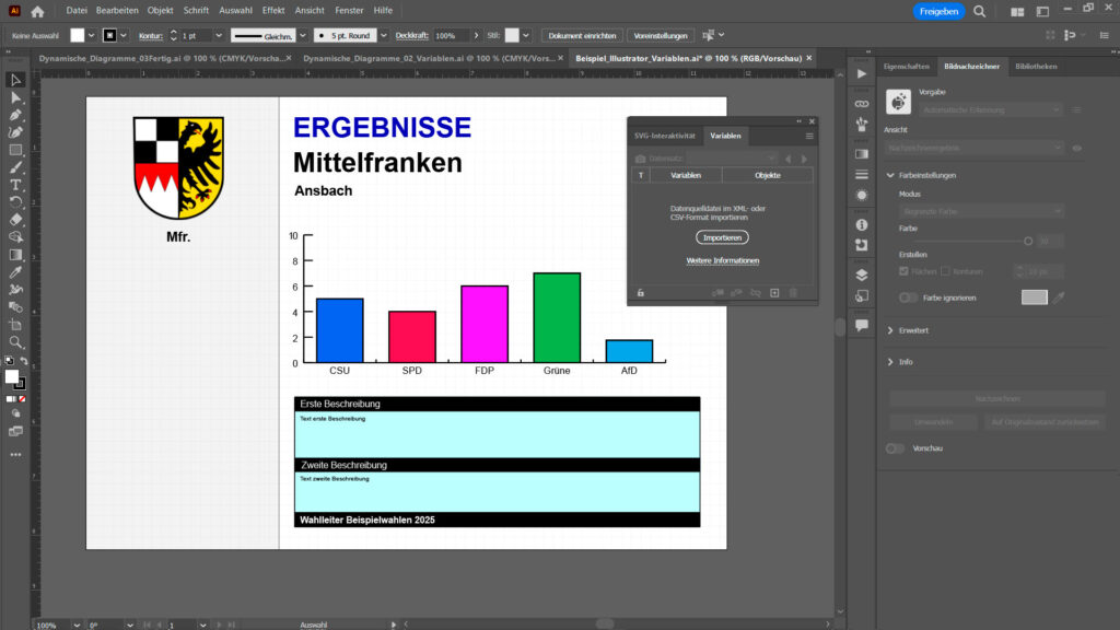 Adobe Illustratror Schulung Diagramme 07