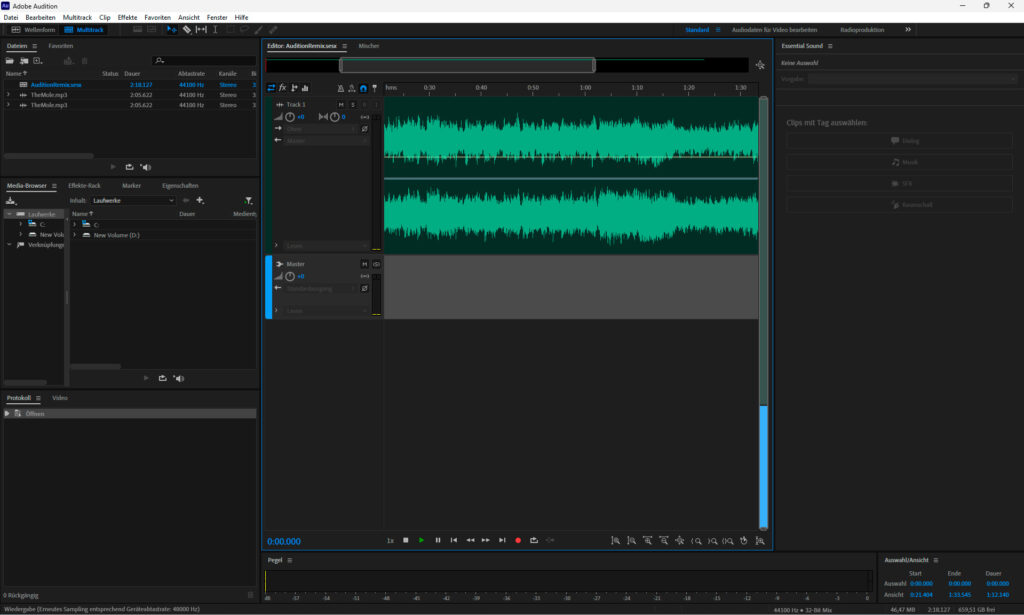 Adobe Audition Schulung