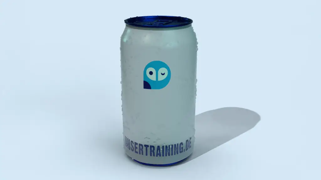 Adobe Dimension Schulung Beispiel Dose Rendering