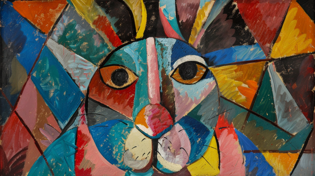 Osterhase von Pablo Picasso - generiert mit AI Midjourney
