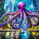 Firefly Riesiger Oktopus dringt in New York City ein 45141