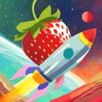 Firefly eine erdbeere fliegt als rakete verkleidet zum mars und begegnet einer neuen galaxie 33518 (1)