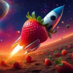 Firefly eine erdbeere fliegt als rakete verkleidet zum mars und begegnet einer neuen galaxie 36040