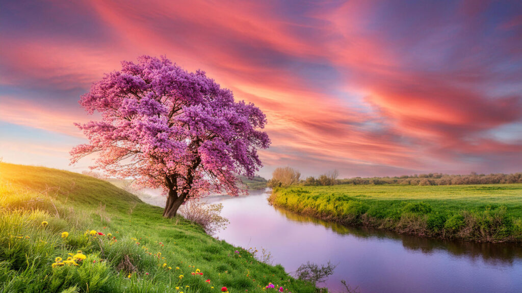 Mit Adobe Firefly 3 generierte Landschaft