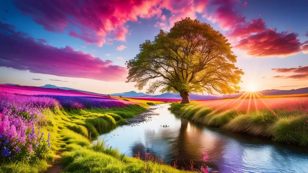Landschaft Photoshop AI generiert mit Firefly Image 3