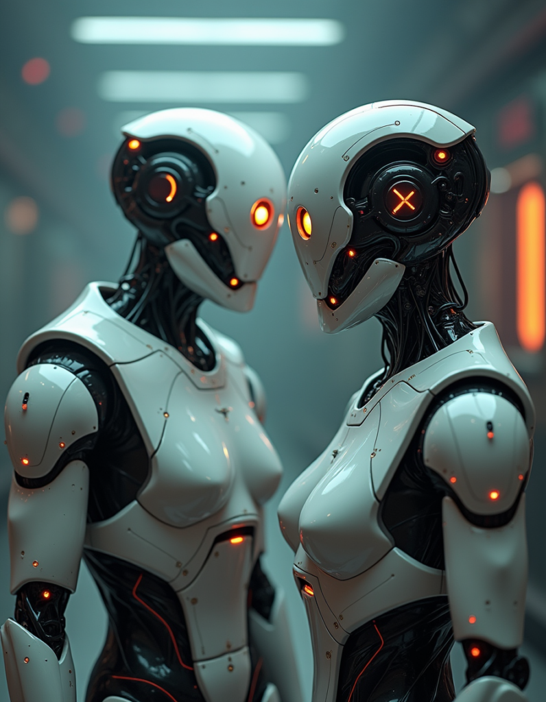 FLUX.1 Pro Beispiel Cyborgs