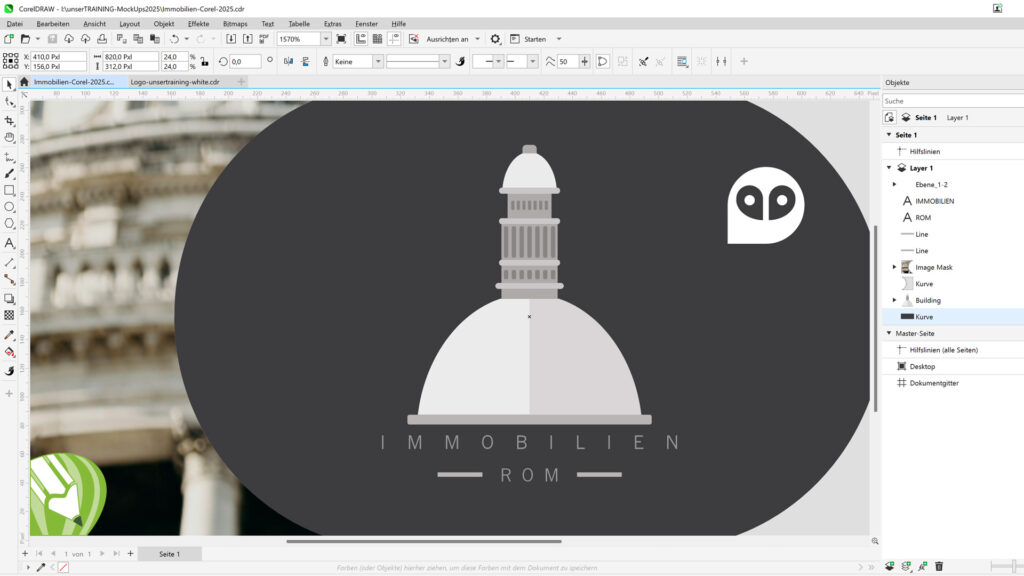 Corel Draw Schulung Beispiel Illustration