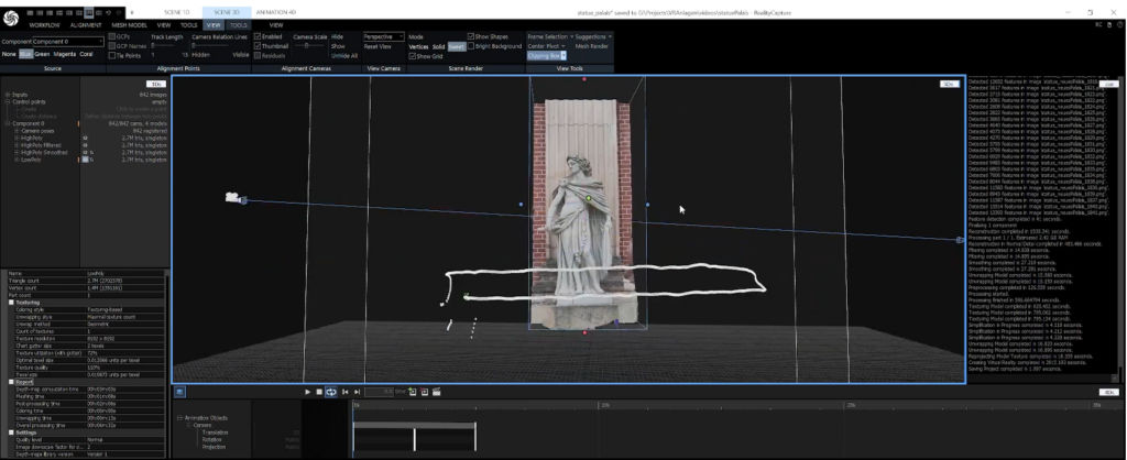 realityCapture clipping box