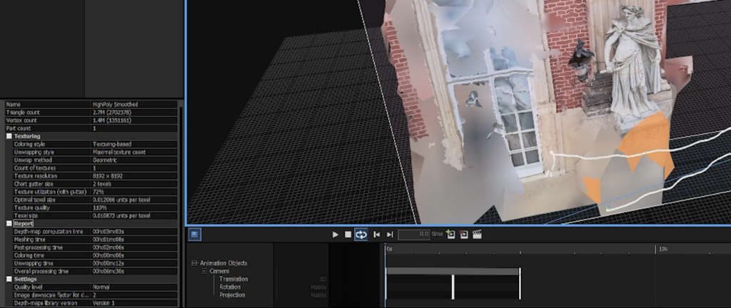 realityCapture properties