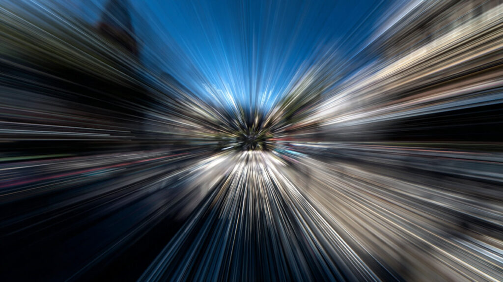 Midjourney Beispiel Zoom Burst Effekt Motion Explosion Beispiel 2