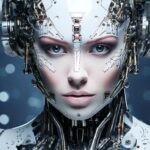 Firefly Bildgenerierung Schulung Beispiel Roboter Frau