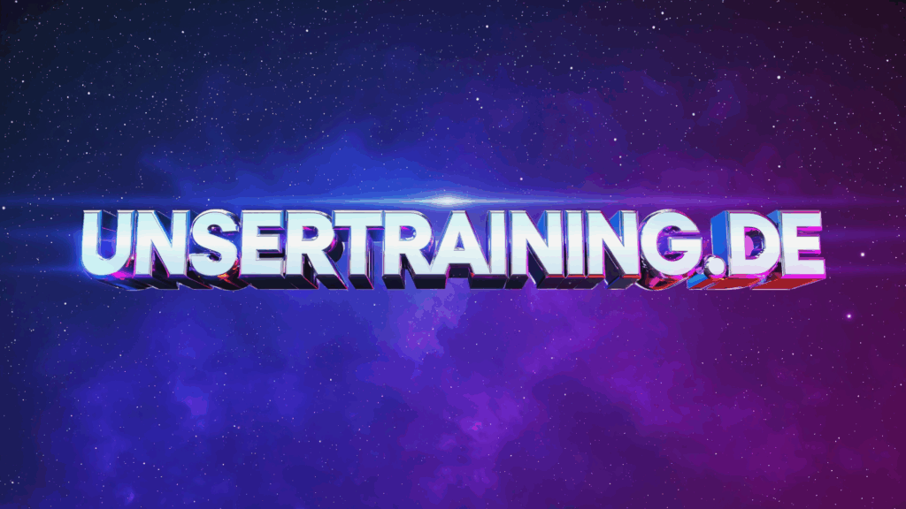 dimensionale typographie unserTraining in space