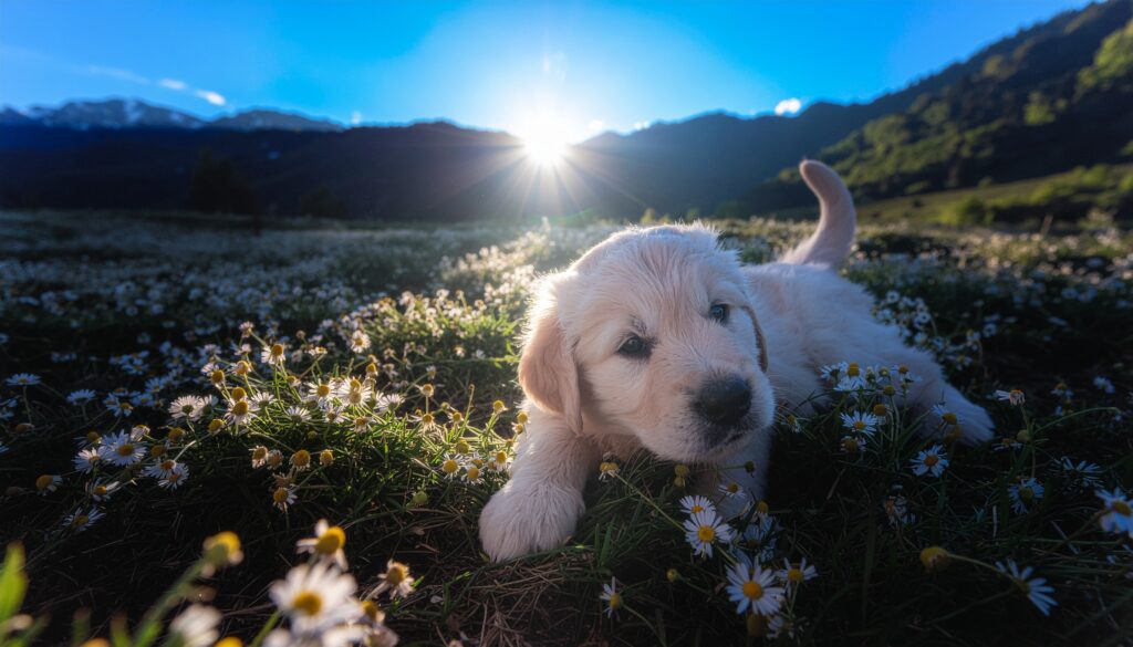 Firefly Kompakt Schulung süßer Hund Beispiel KI Bildgenerierung