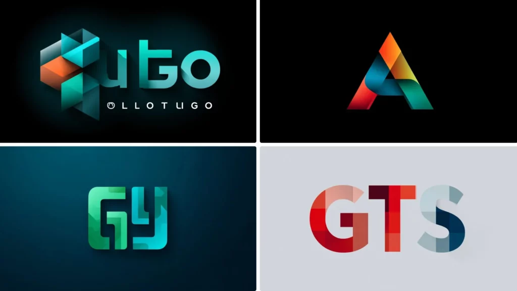 Midjourney Prompts Typografie und Grafikdesign Beispiel Tech StartUp