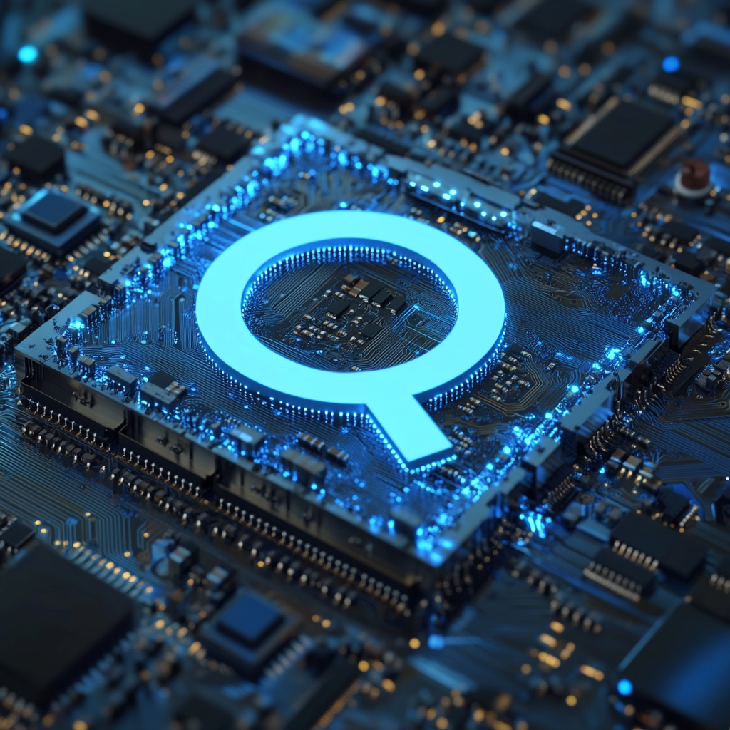 KI Bildgenerierung Computer Chip