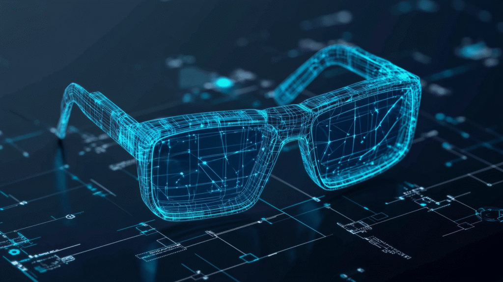 KI Bildgenerierung 3D Brille