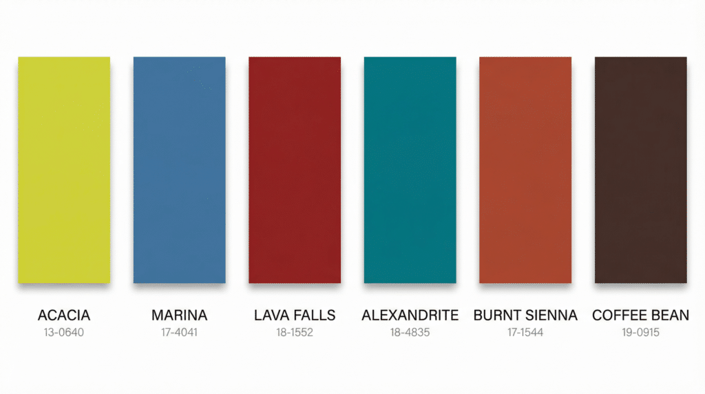 Pantone Colors for Prompting 2026 Frühjahr Sommer Kollektion