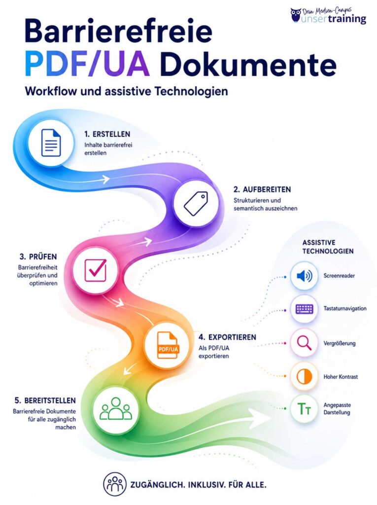 unserTRAINING Barrierefreie Dokumente PDF/UA Schulungen 2026