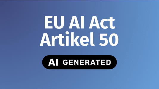 Artikel 50 EU AI Act Beitragsbild
